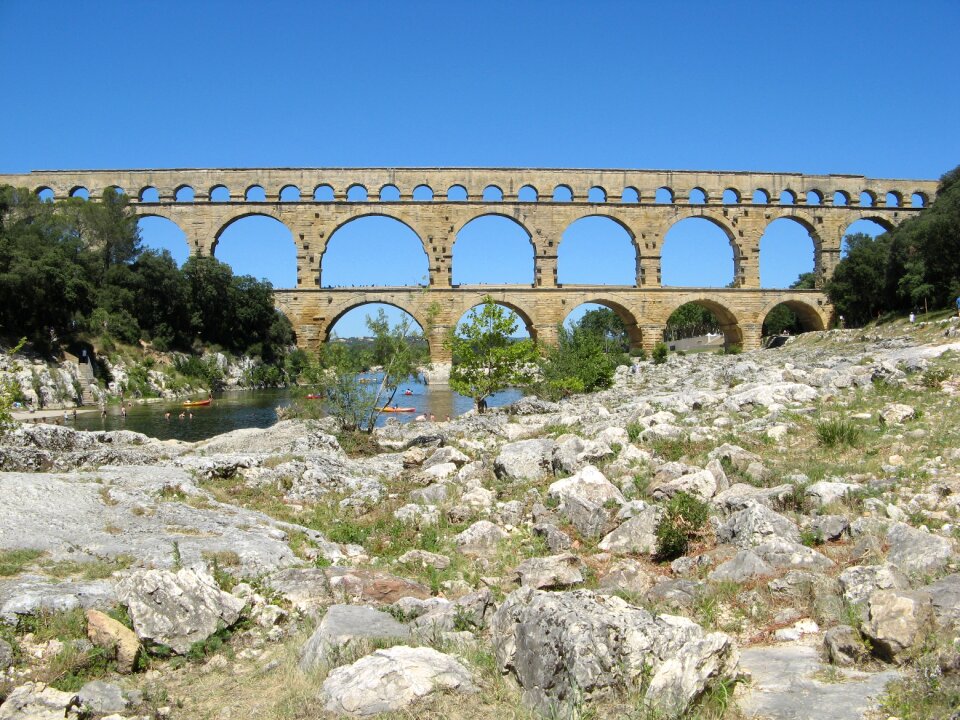 Aqueduct monument provence