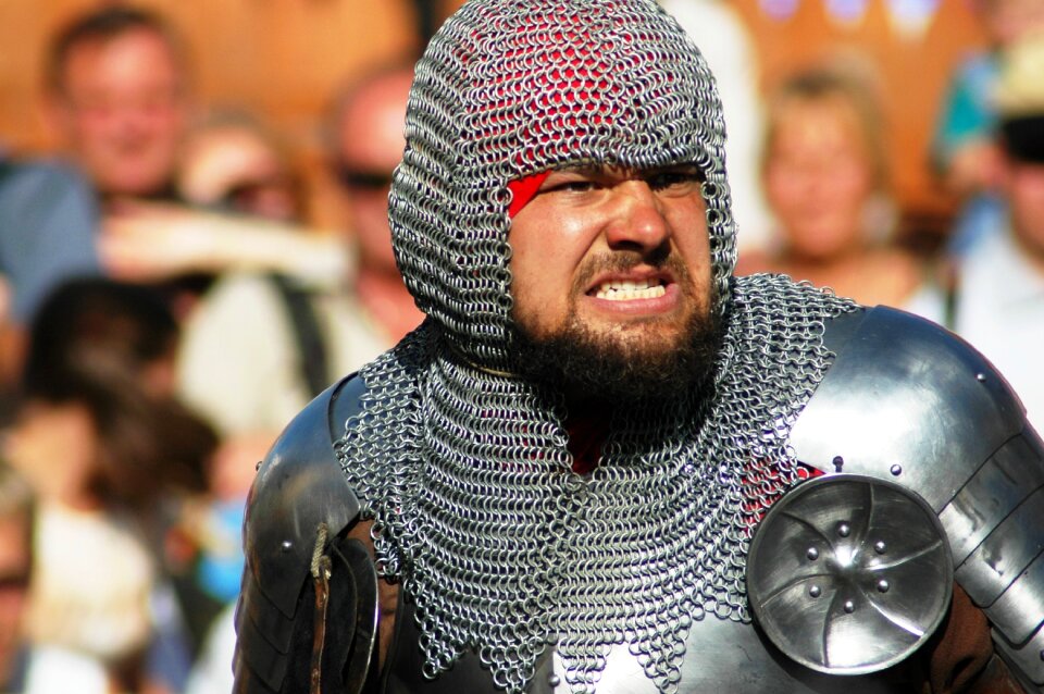Man armor historical fencing