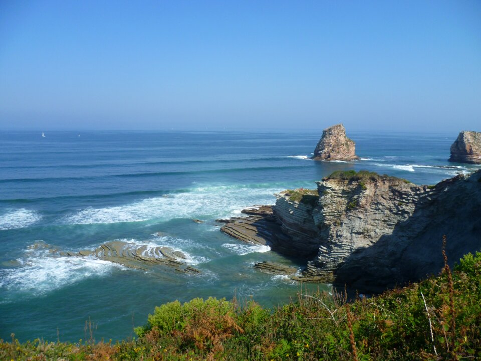 Basque country hendaye sea