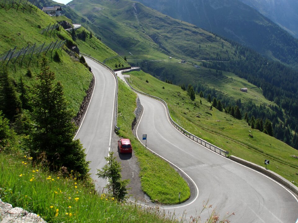 View jaufenpass south tyrol