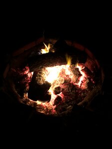 Burn black camping photo