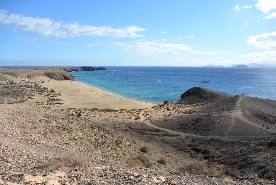 Lanzarote sky stones photo