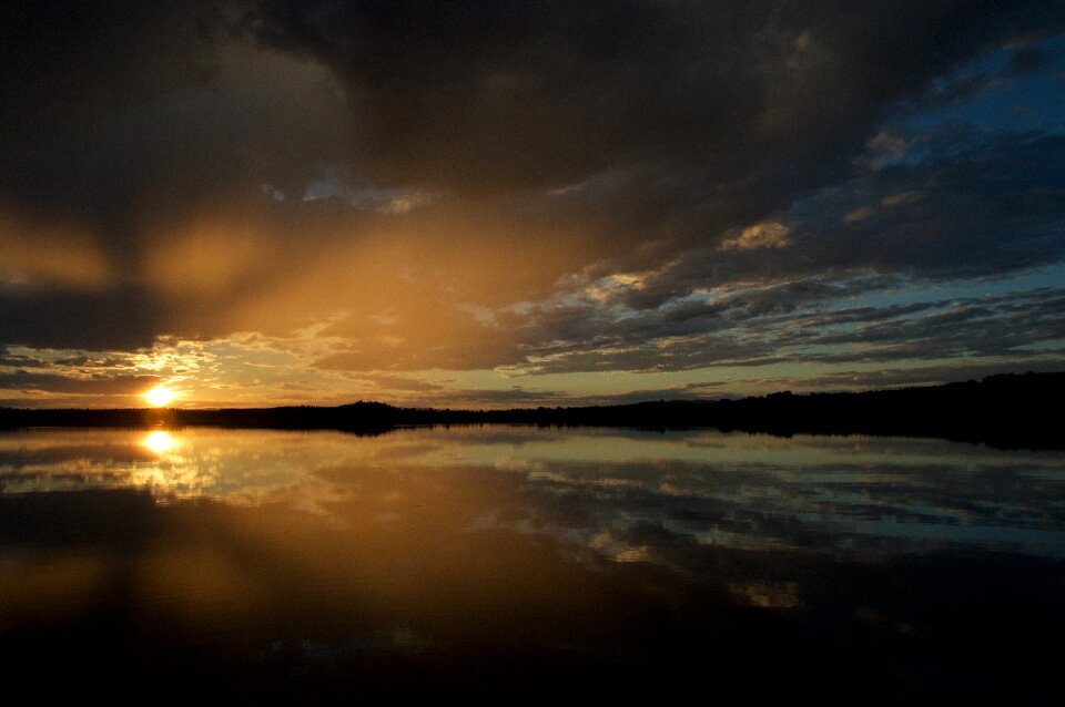Sunset öresjön furudal