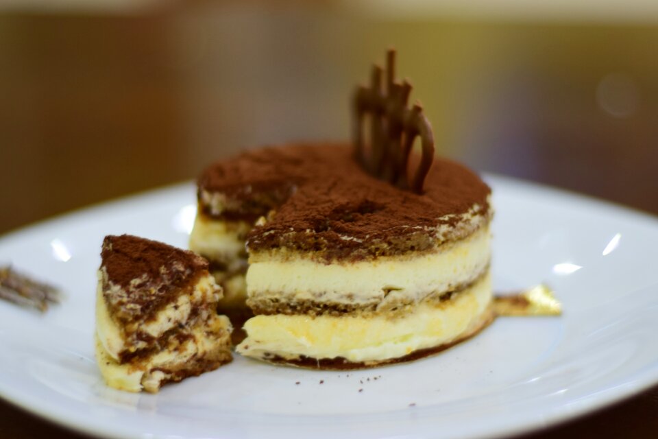 Mousse sweet biscuit