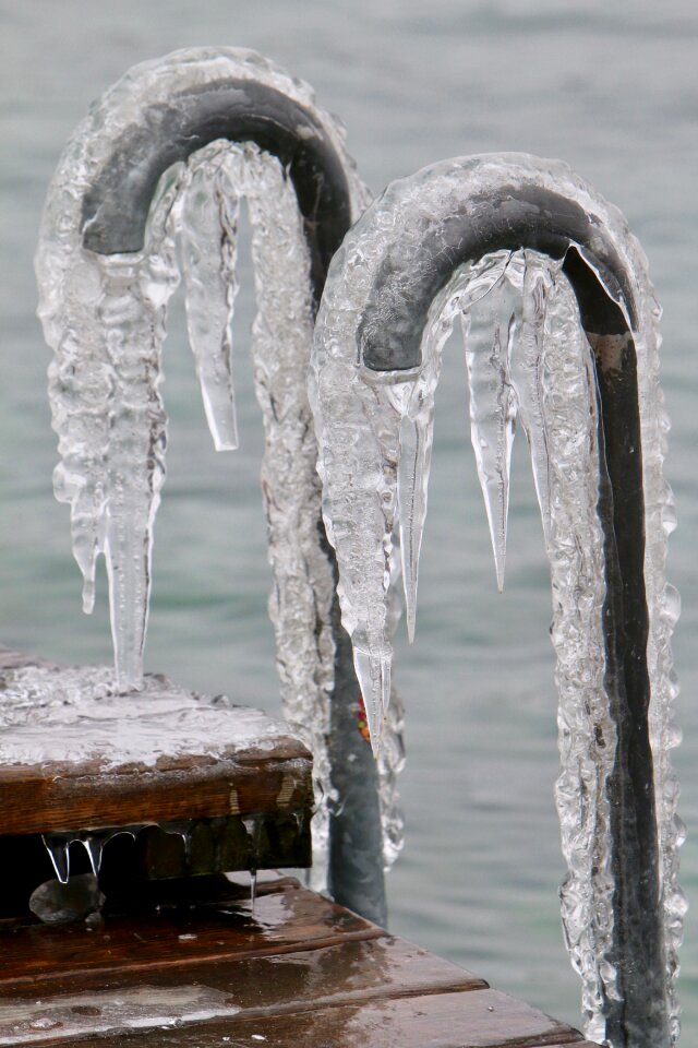 Frosty cold frozen