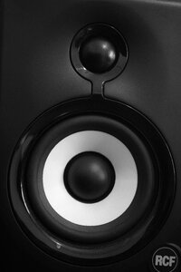 Stereo musical speaker photo