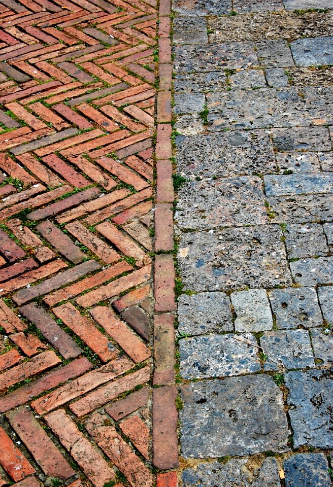 Siena piazza del campo floor plaster