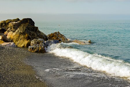 Froth sea calabria