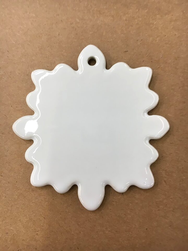Ceramic ornament sublimation ornament