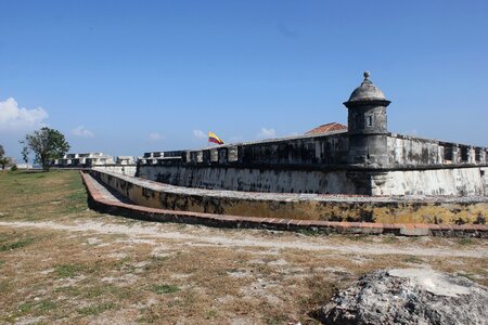 Castle san fernando walled city sea