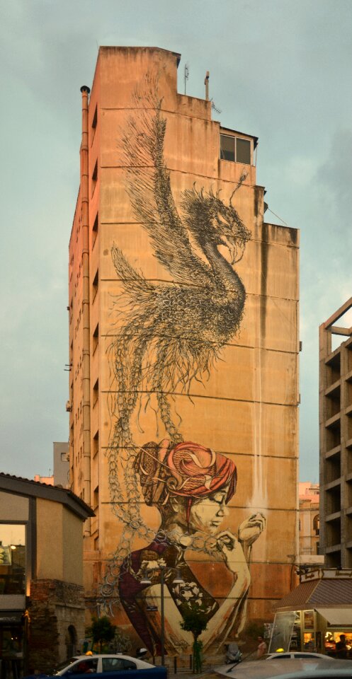 Retro street art