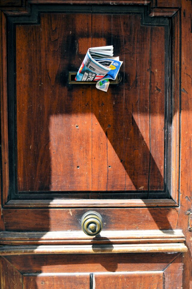 Newspaper advertising wood