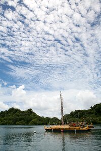 Blue sky lake palau