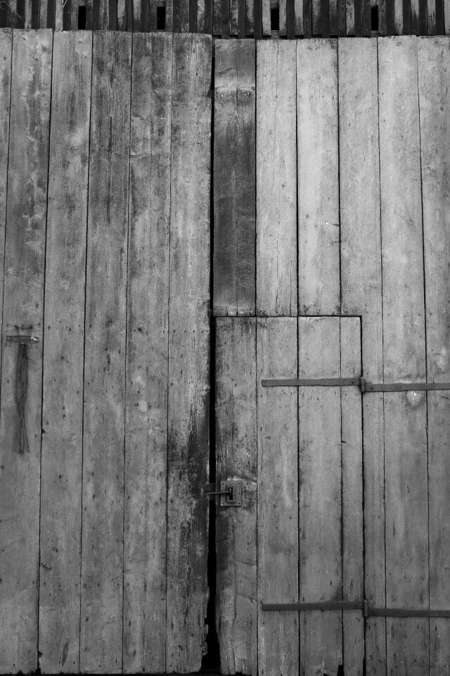 Old gate scale weathered
