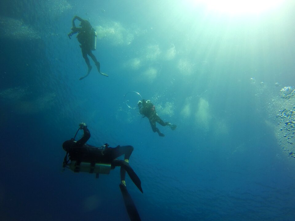 Scuba water underwater