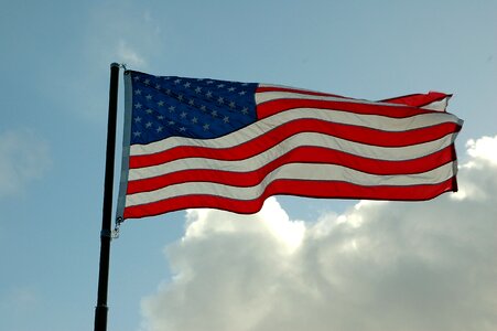 Flag american usa photo
