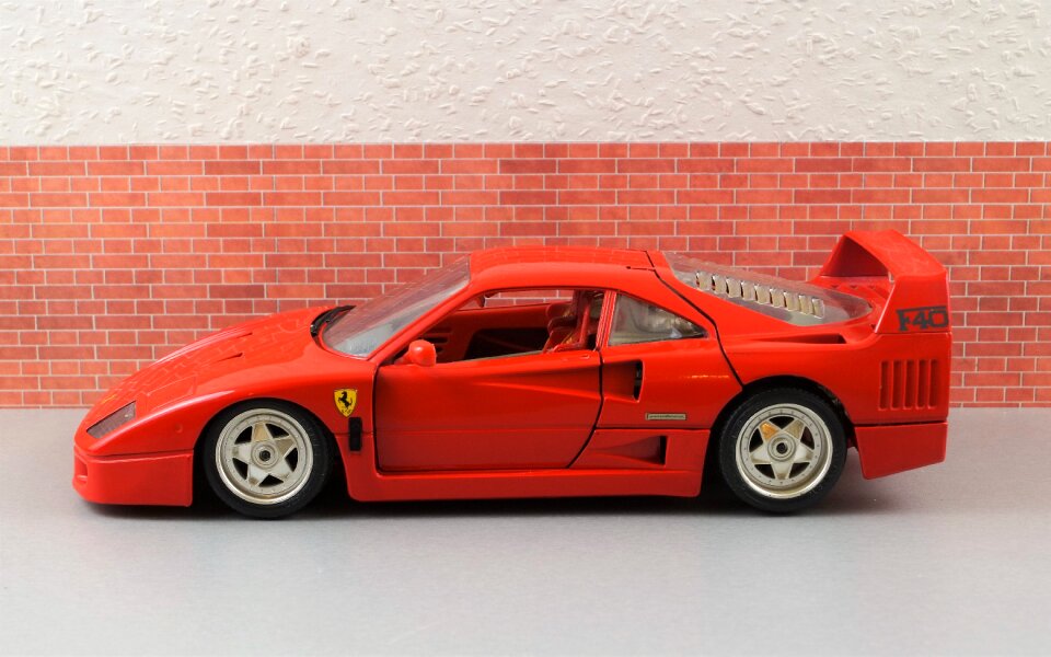 Red sports car toys