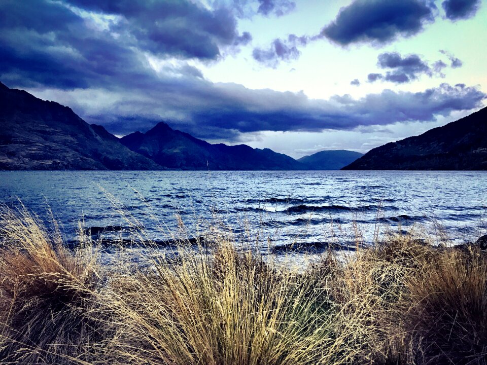 Zealand landscape lake
