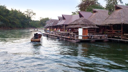 Thailand river south-east asia photo