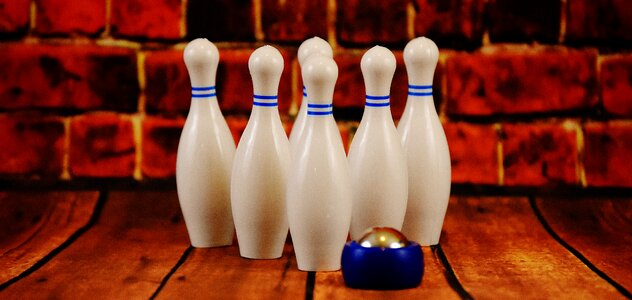 Bowling white plastic