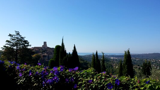 Blue view france photo