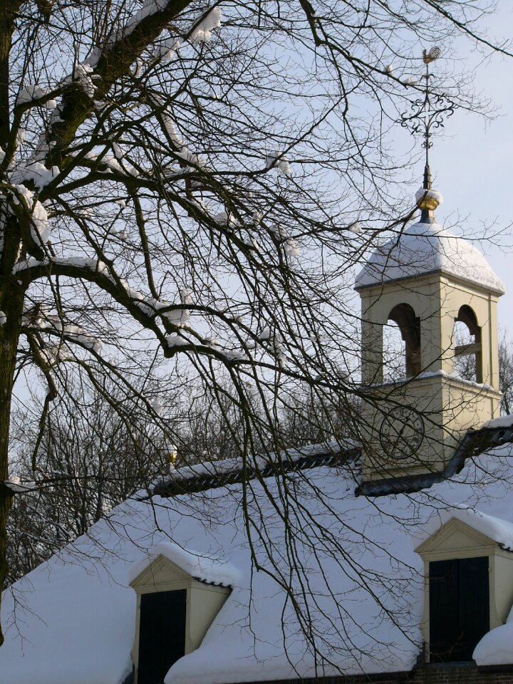 Ice winter landscape december