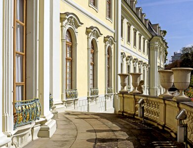 Classical architecture decorated