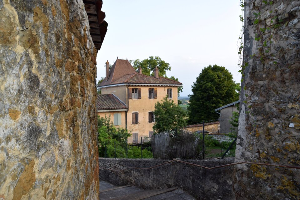 France wall old village