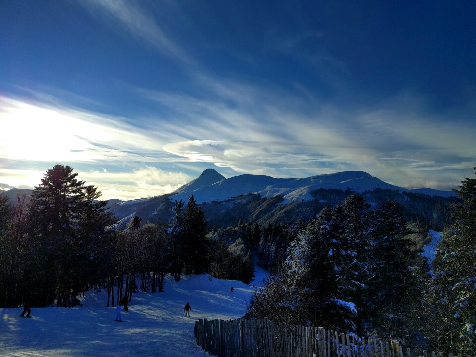 Clouds the lioran massif central