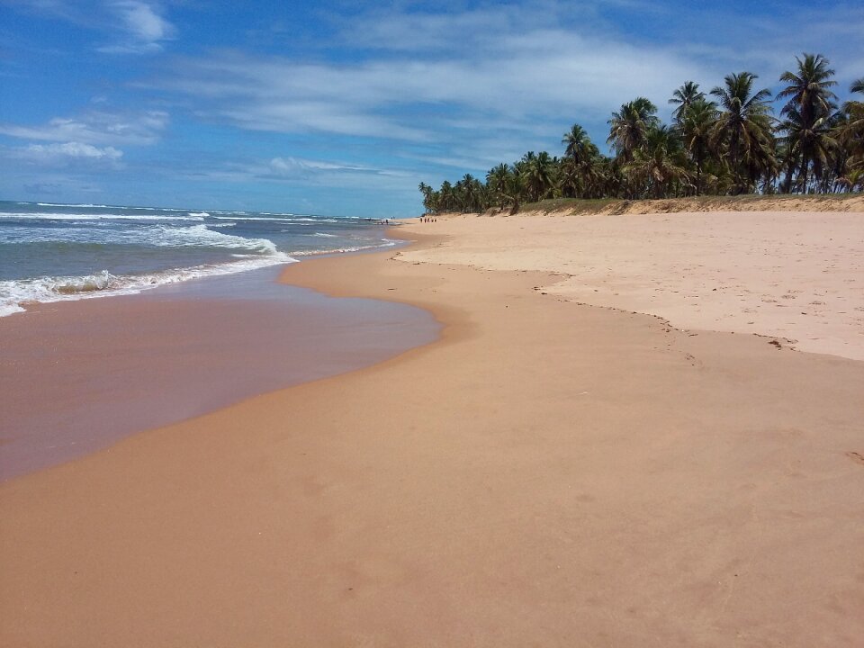 Praia do forte sand waves