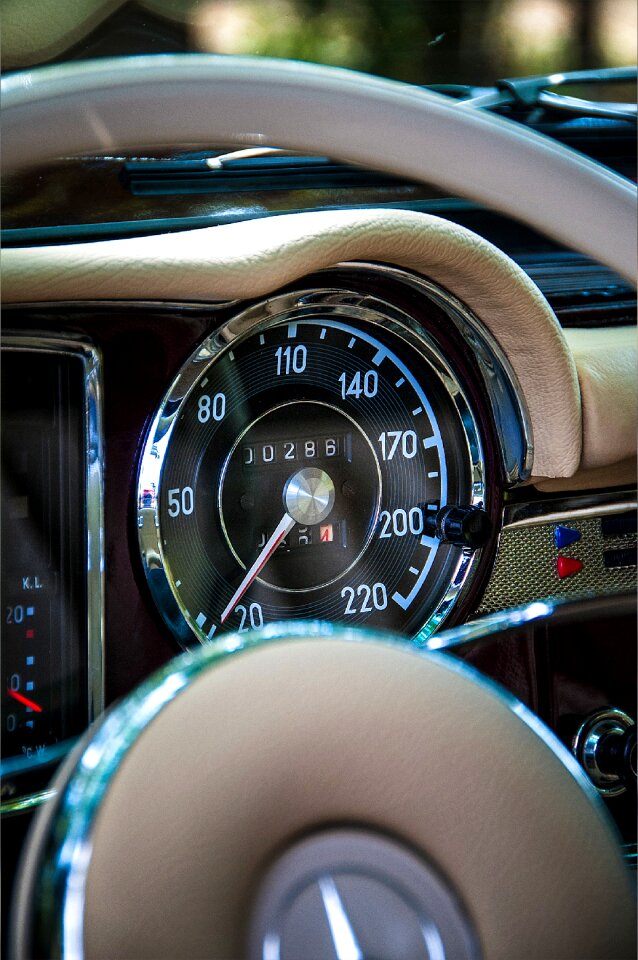 Car speedometer government