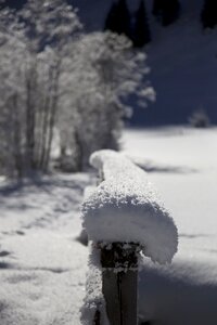 Snowy nature wipptal-valsertal