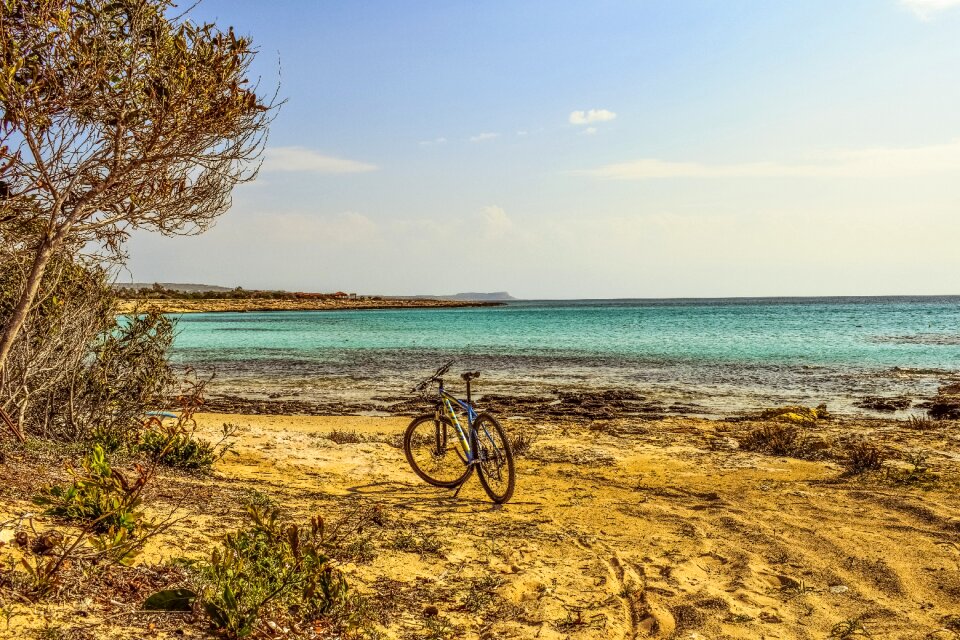 Bike landscape scenery