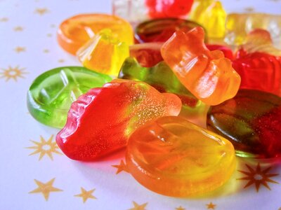 Delicious colorful sweet