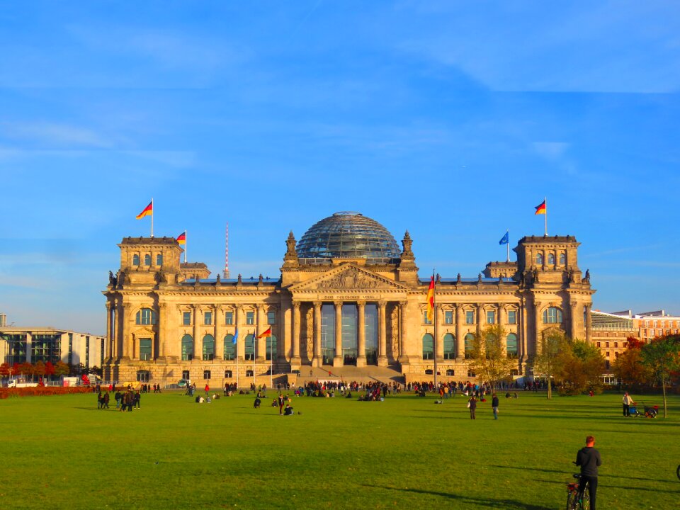 Eventide reichstag autumn