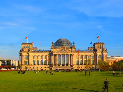 Eventide reichstag autumn