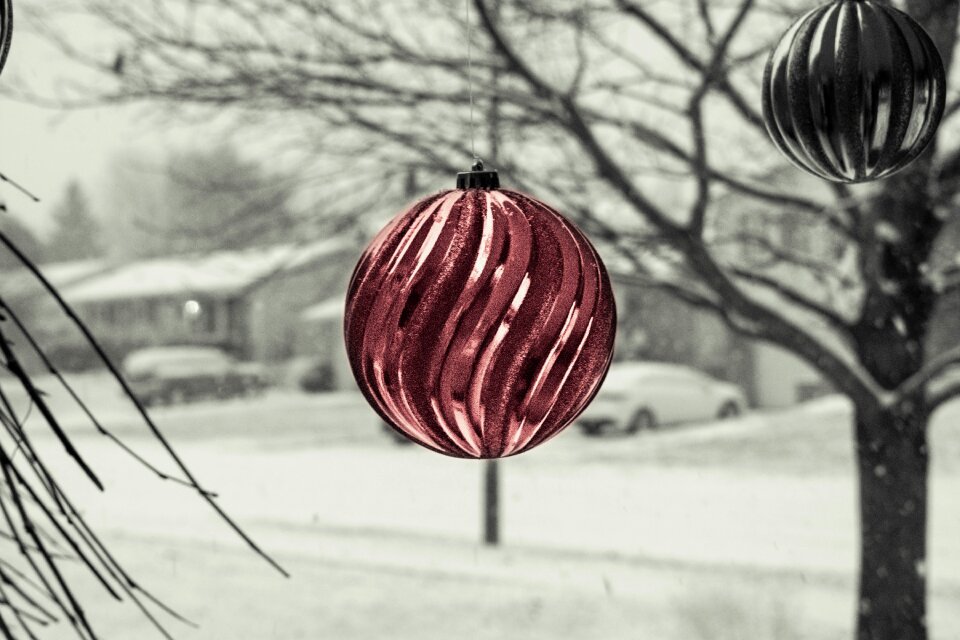 Decoration december snow