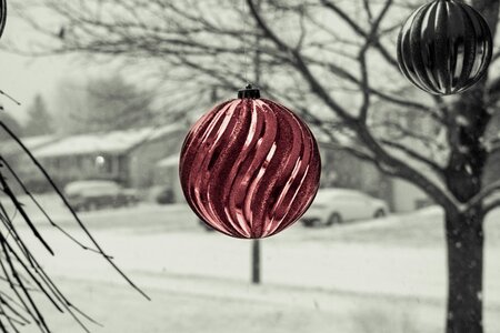 Decoration december snow