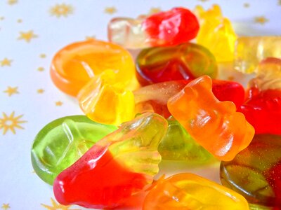 Delicious colorful sweet