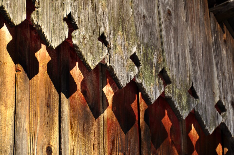 Building wooden ornament