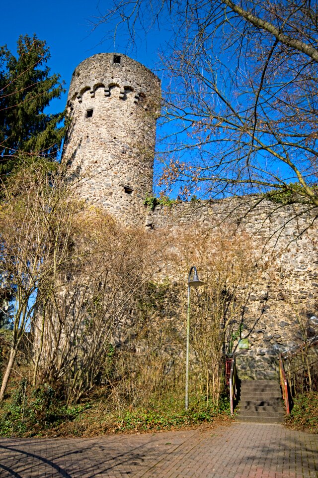 Germany historic center city wall