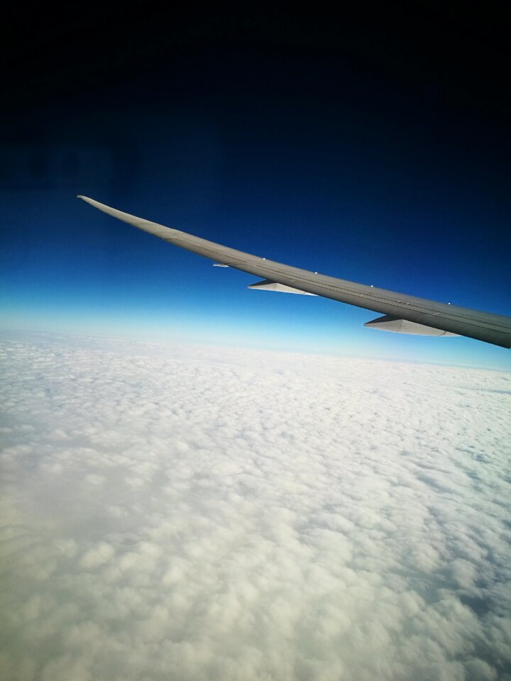Fly airplane travel