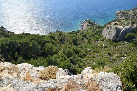 Coast slope greece photo