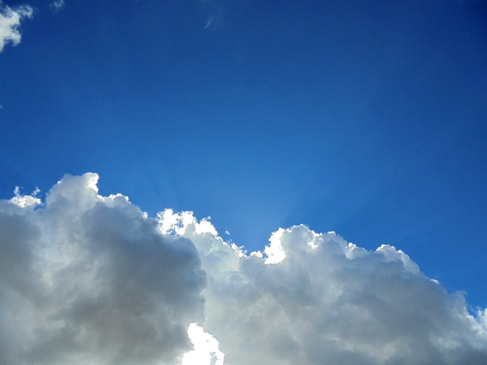 Nature blue sky