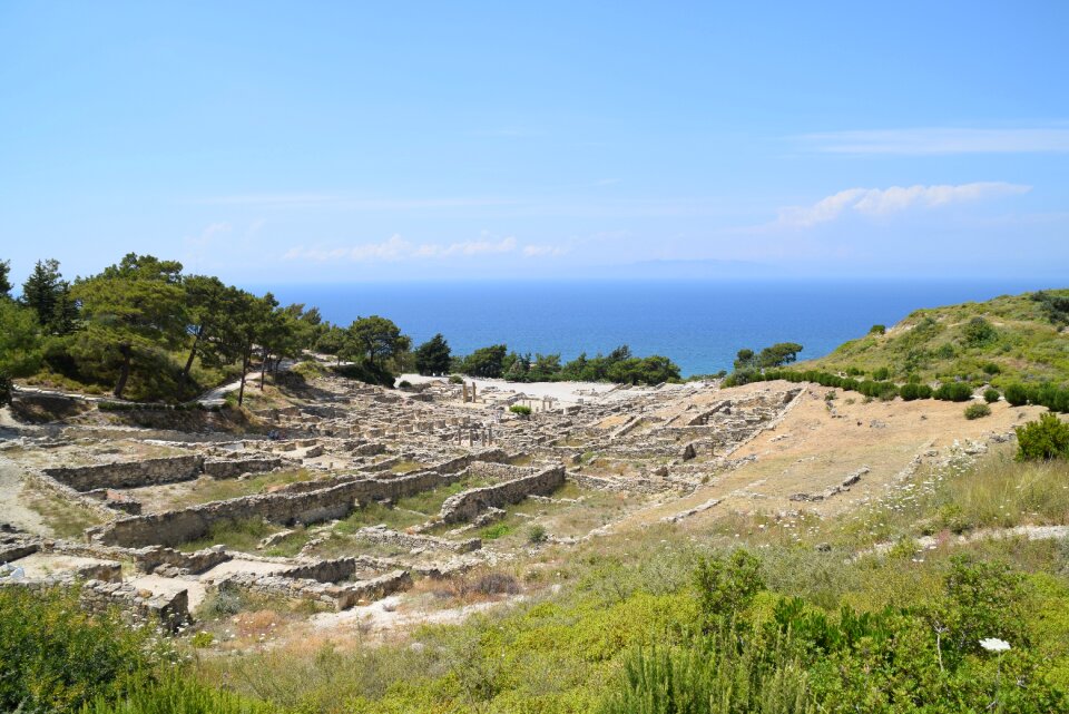 Coast slope greece