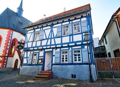 Germany historic center truss photo