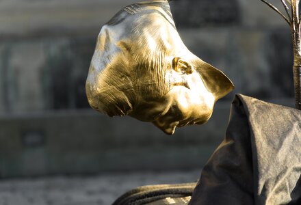 Art golden gold