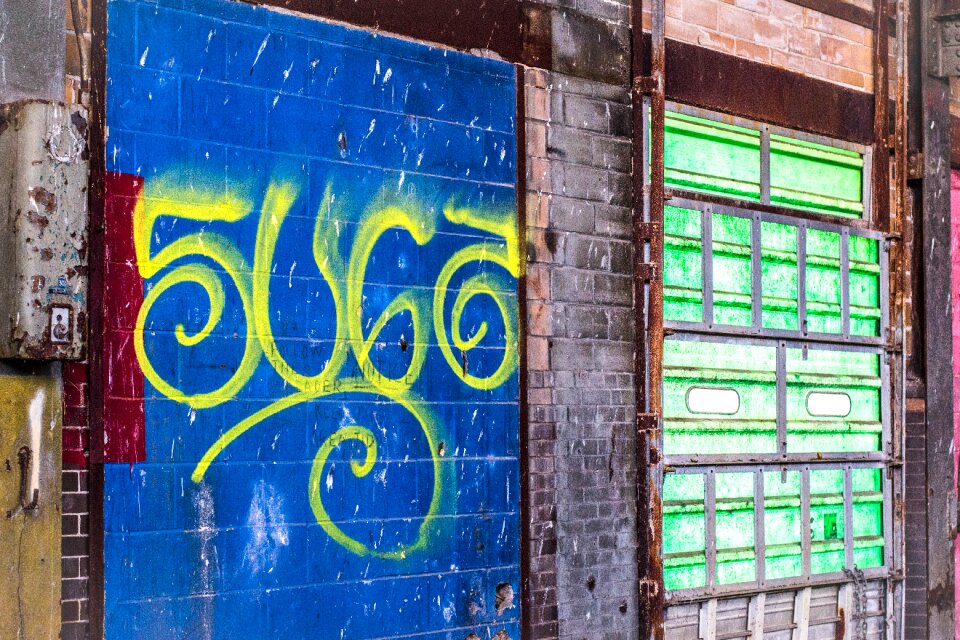 Graffiti grunge industry