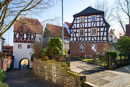 Germany historic center truss photo