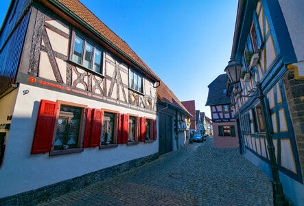 Germany historic center truss photo